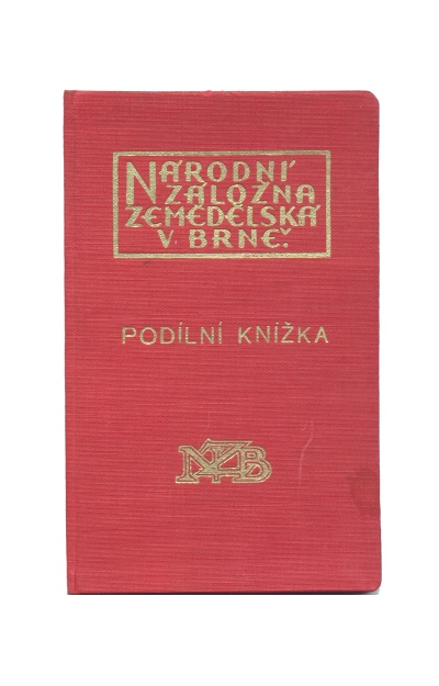 Membership of the National agricultural credit union in Brno 257