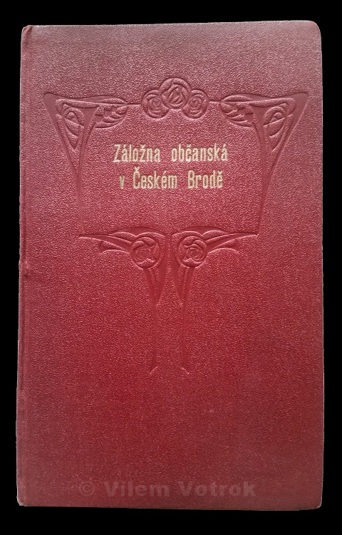Bürgerliche Vorschusskasse in Böhmisch Brod Sparkassenbuch 1436
